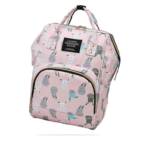 Image of Kraptick Diaper Bags Backpack, Diaper Bags for Mom for Travel, Baby Diaper Bag, Maternity Bags for Mother and Baby, Nursing Bags for Mothers, Diaper Bag Handbag (ANIMAL PRINTED)