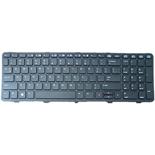 Clavier HP ProBook 455 G1 de remplacement noir avec disposition US