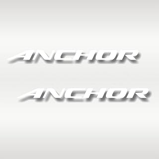【ANCHOR】アンカー対応 防水ステッカー■大サイズ■カッティングステッカー■ロードバイク、クロスバイク、レーシングバイク、フレーム、カーボンフレーム、RS6 RL1 RP8 ブリジストン・ブリヂストン互換 (白, 400mm)
