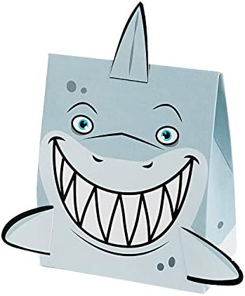 Fun Express - Jawsome Treat Boxes for Birthday - Party Supplies - Containers & Boxes - Paper Boxes - Birthday - 12 Pieces image 2