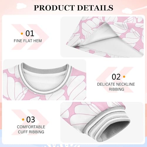 Twist Marshmall Girls Dresses Long Sleeve Sweatshirt Dress for Girls Winter Toddler Casual A Line Dresses Size 2-8T3