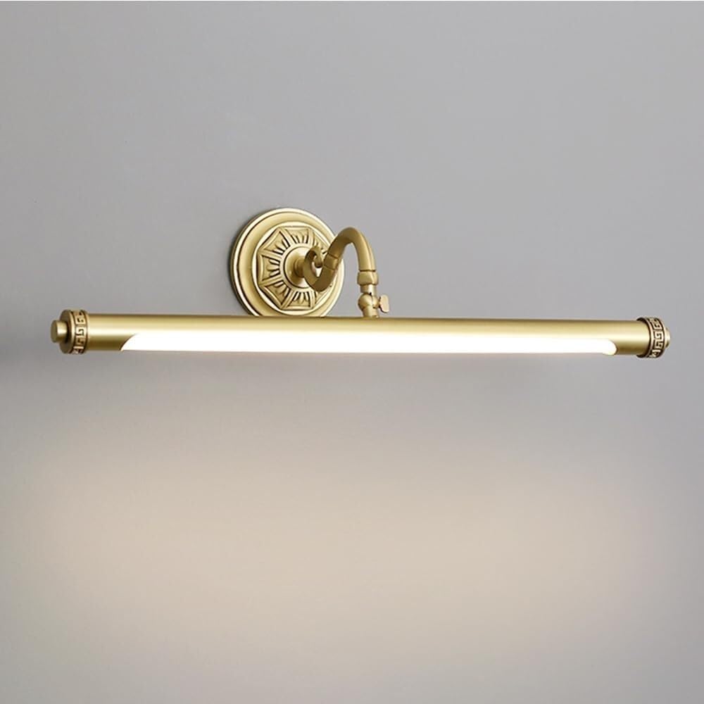 Lámpara de pared de madera con ángulo ajustable y cristal opalino de diseño moderno