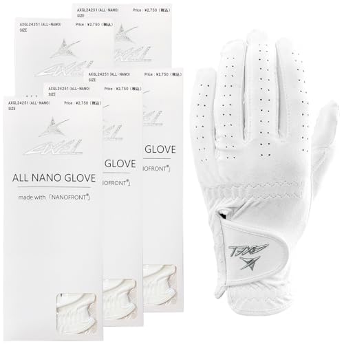 y܂ƂߔzTSURUYA() AXEL(ANZ) I[imtg StO[u v  AXGL-24251 ALL-NANO TSURUYA GOLF ANZ 蒅p zCg (5Zbg, 25cm)