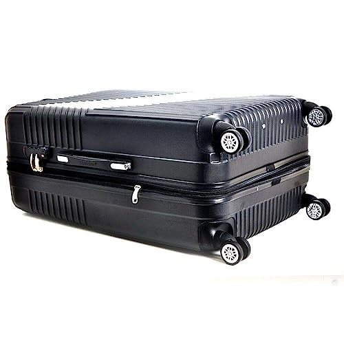 Mala Bordo Viagem Rodinha 360° Pequena Cadeado ABS, Santino, Preto