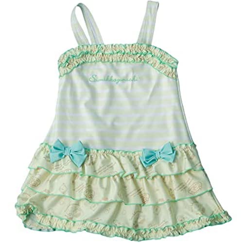 すみっコぐらし すみっこぐらし ワンピース水着 オールインワン スイムウェア キッズ水着 女子 女の子 キッズ 水着 子供(すみっコクリーム,110サイズ)
