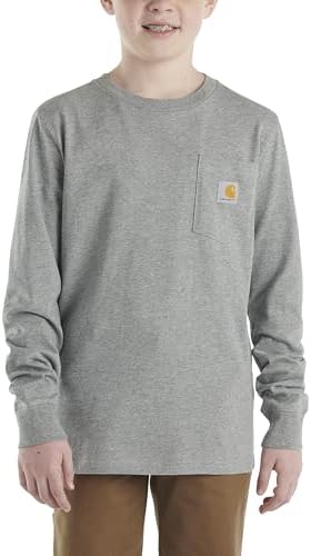 Carhartt boys Knit Long Sleeve Crewneck T-shirt T-Shirt
