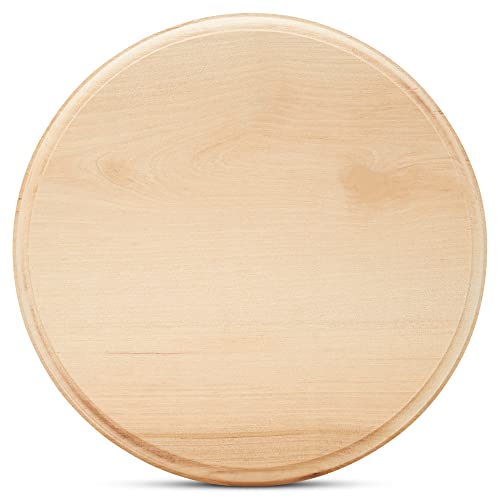Unfinished Wooden Circles 8 Inch, Pack Of 2 Round Wood Plaques Unfinished Wood Circles For Crafts, Charcuterie Board, By Woodpeckers