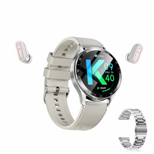 X10 Smart Watch with Earbuds for iPhone Android Smartphones...
