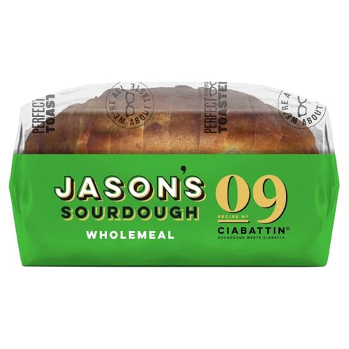 Jasons Sourdough Wholemeal Ciabattin 580g
