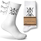 StickyMemes030 Abitur Socken 2026 – Abi Socken für Damen & Herren – Cross Größe 43-47 – Abschluss Geschenk für Schüler – Stilvolle Abisocken - perfekte Idee für Abifeier & Mottowoche