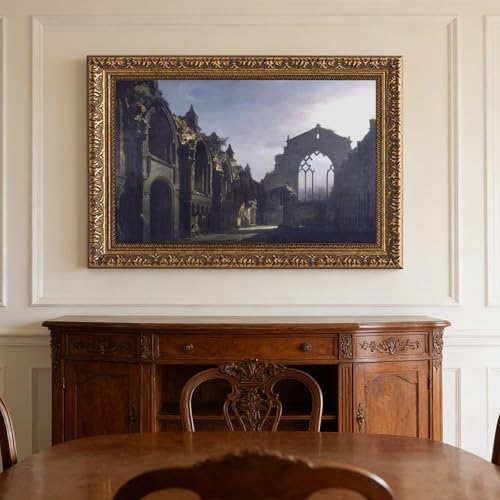 Impression sur toile Holyrood Louis Daguerre encadrée
