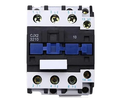 Contacteur CA CJX2-3210 32A NO triphasé pour bobine 110V sur rail DIN