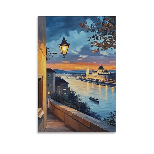 Art Mural Countryside Views Toile Moderne Pour Illuminer Le Couloir Et Le Salon