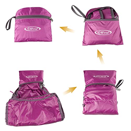 Image of G4Free Ultra Lightweight Packable Backpack Travel Hiking Daypack Small Handy Foldable Outdoor Camping Backpack