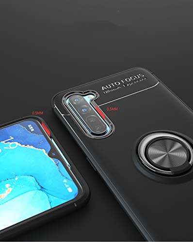 SORAKA Cover per OPPO Find X2 Lite 5G con anello