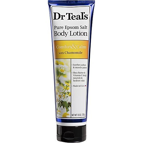 Buy Dr. Teal's Pure Epsom Salt Body Lotion, Comfort & Calm with Chamomile, 10 OZ Per Tube Online