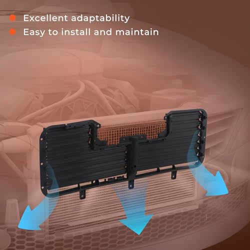 Image of labwork Active Grille Shutter Replacement for Chevy Silverado 1500 2017-19 | Replacement for GMC Sierra 1500 2017 2018 2019 84363184 with Motor