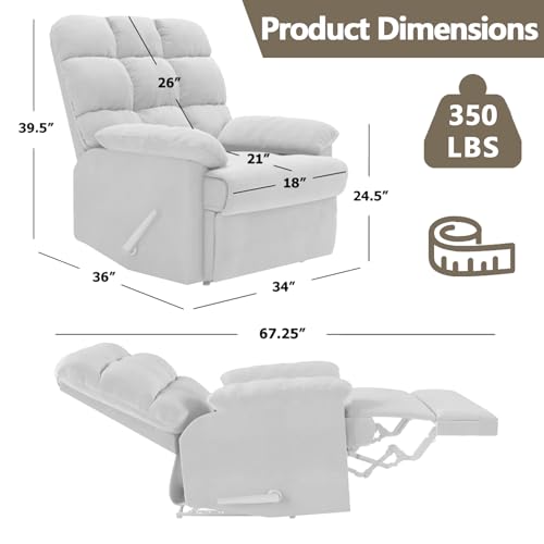 Sillón reclinable manual Caqui miniatura 2