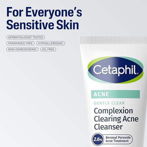 Cetaphil Gentle Clear BPO Acne Face Wash, Soothing, Sensitive Skin, 4.2oz - image 7