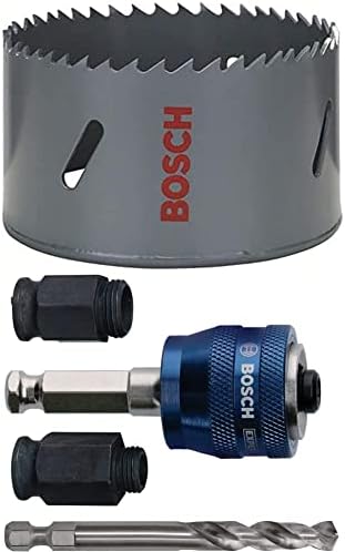 Bosch Professional 1x Hole Saw HSS Bi-metal for standard adapter (for various materials, Ø 60 mm, Accessory Rotary Drill)