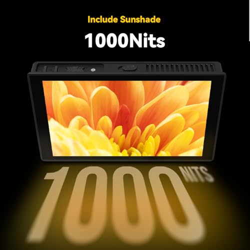 Image of Portkeys HD7T Camera Monitor 7'' 1000nit High Brightness Touchscreen Field Monitor with Top Shortcut Keys Suitable for DSLR Camera