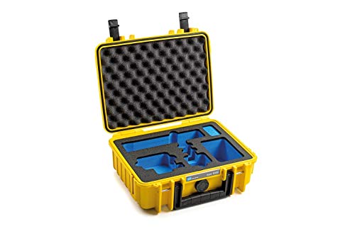 B&W Transportkoffer Outdoor für GoPro 9 / 10 / 11 / 12 - Type 1000 Gelb - wasserdicht nach IP67 Zertifizierung, staubdicht, bruchsicher und unverwüstlich