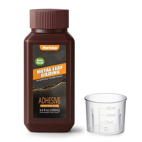 Feuille d'or qui se décolle ? Adhésif à base d'eau Nariolar fixation durable 10 ml