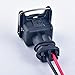 DECKBU 8pcs 2 Pin efi Series Nozzle Ignition Coil Water Temperature Sensor Wire Plug Fuel Injector Connector EV1 282189-1