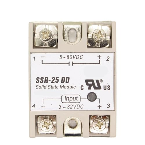 Relais à semi-conducteurs DC-DC monophasé 3-32VDC vers 5-80VDC pour contrôle industriel