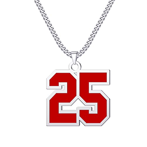 CaJoYo �x�[�X�{�[���i���o�[25�l�b�N���X �A�X���[�g�p �W���[�W�ԍ��l�b�N���X �X�e�����X�X�`�[���`�F�[�� �o�X�P�b�g�{�[�� �t�b�g�{�[�� �T�b�J�[�`���[�� �y���_���g �j���ւ̃M�t�g��