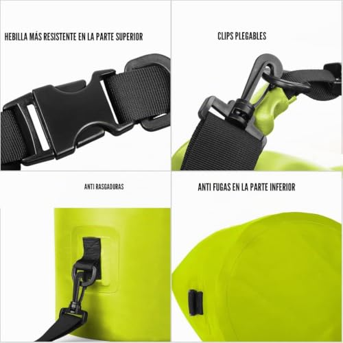 Miniatura 4 de Unigear - Bolsa Impermeable 2 L, 40 L, Seca, Incluye Funda Para Teléfono Móvil, Camping, Playa, Limero, 5 L, Resistente Al Agua
