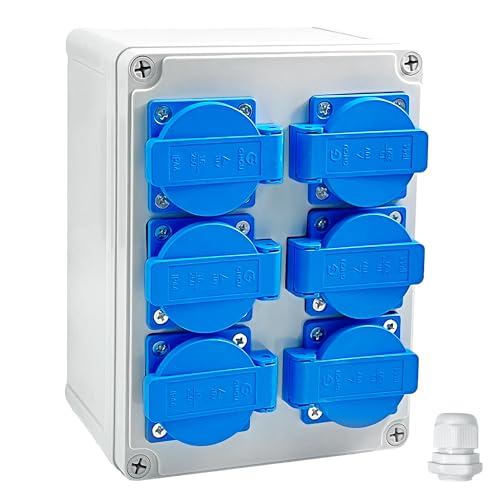 Applicazioni Versatili: Questo distributore di corrente compatto è ideale per cantieri, case, cortili, industrie, artigianato, giardini e molto altro. Grazie al suo design leggero, è facile da trasportare e spostare, offrendo una soluzione pratica e sicura per le vostre esigenze elettriche.