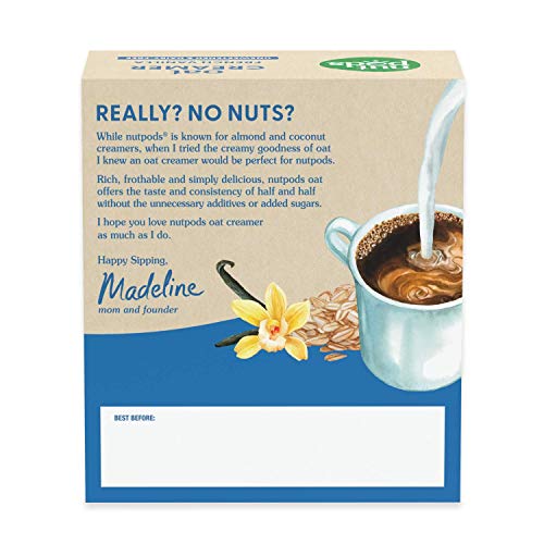 Nutpods Non Dairy Coffee Creamer Bundle: A 3 Pack Of Oat Cinnamon Swirl Creamer And A 3 Pack Of Oat French Vanilla Creamer. #TOP6