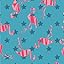 Turquoise Flamingo
