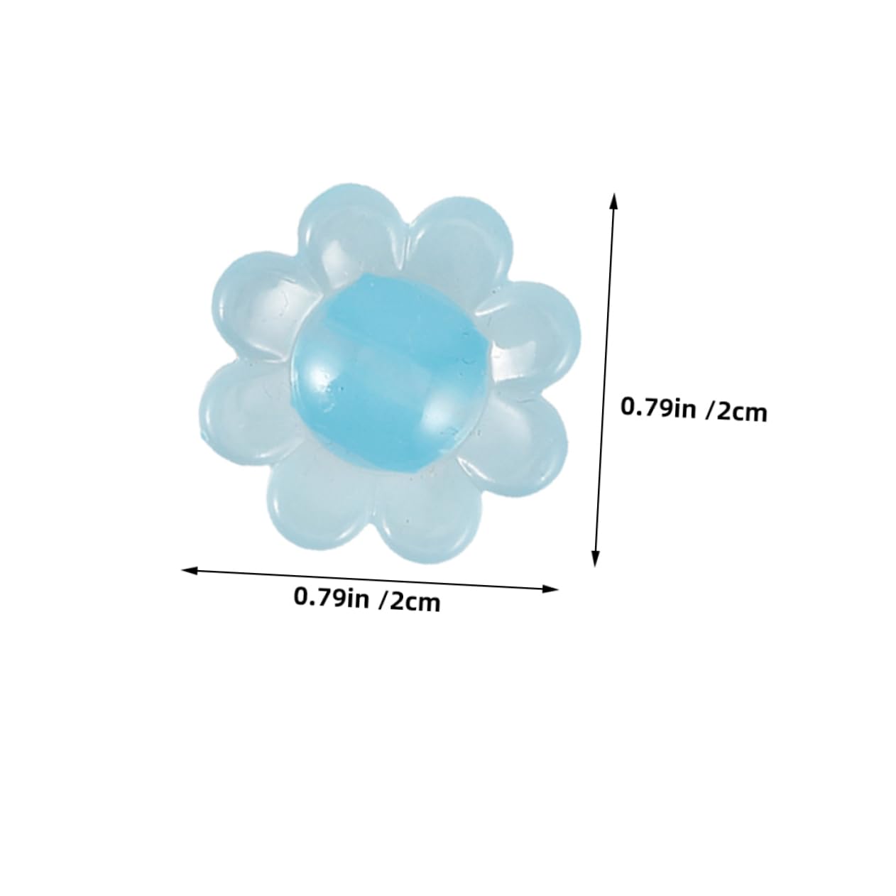 VICASKY 100pcs Flower Shape Bicycle Spokes Plastic Clip Beads Colorful and Easy to Install Bicycle Wheel Decorations Enhance Visibility and Safety