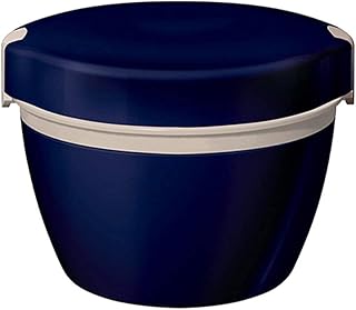 LSNLNN Boîtes de Bento, Boîte À Lunch Isolée Pour Étudiants Adultes, Bol À Interne Peut Être Chauffé Au Four À Micro-Ondes, Boîte À Lunch de La Conception À Double Couche En Acier Inoxydable,C,800Ml