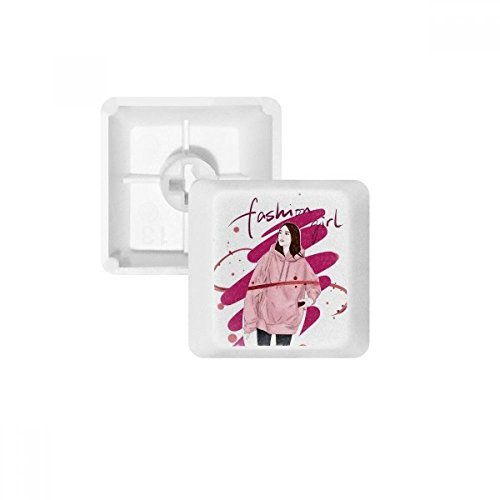 Keycaps PBT Anti Usure sans Marquage Motif Art pour Clavier Mécanique OEM