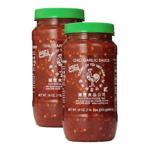 Huy Fong Sauce Chili Garlic,18 oz (Pack of 2)