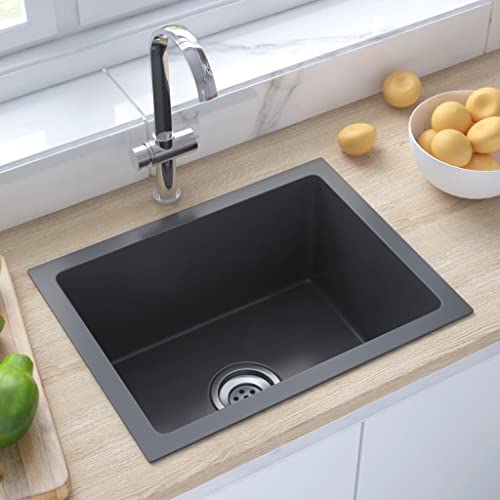 image for vidaXL Handmade Kitchen Sink Dining Room Plumbing Fixture Utility Wast