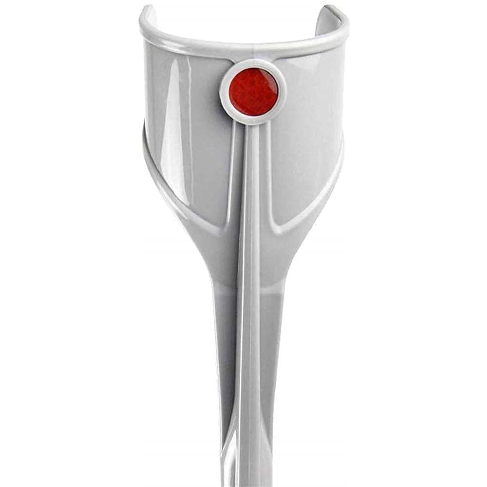 WlP Muleta Codo Plegable Muleta Plegable de aleación de Aluminio, Andador de bastón con Manga de Brazo Plegable, Altura Ajustable, aleación de Aluminio Ligera portátil
