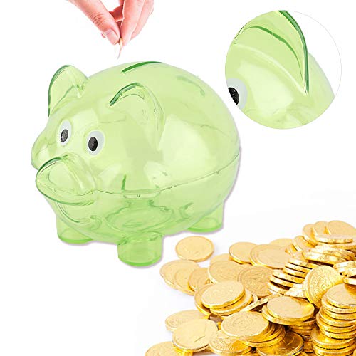 Babyspeelgoed, speelgoed voor 1 jaar oude jongen Peutermeisjesspeelgoed Spaarpot voor meisjes Peuterleerspeelgoed met varkensbank voor varkensbanken(Small green) - Image 7