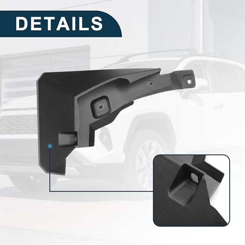 Image of Mud Flap Splash Guard for Toyota RAV4 2019-2024 LE XLE Limited Durable | Front & Rear Side Mudflaps with Mount Accessor 1 Set