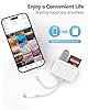 Aplimln Lecteur de Carte SD pour iPhone,de Carte SD USB C 3 en 1 avec USB, Adaptateur Cartes SD USB C Lecteur de Cartes pour iPhone 16/15/14/13/iPad/Samsung/Caméra