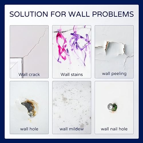 Image of DS CARE Wall Repair Paste Tube - Paint Wall Putty Crack Repair for Walls and Joint, Mending Agent Damage Wall Crack Filler, Waterproof Wall Hole Filler (280 ML)