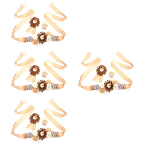 Sash de maternité avec fleurs et épingles VALICLUD pour future maman