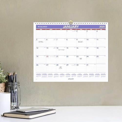 Image of AT-A-GLANCE 2025 Wall Calendar,15 inch x 12 inch,Medium,Wide (PM82825),(Pack of 12)