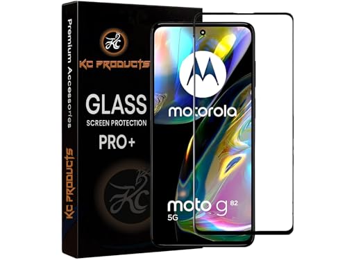 Image of Tempered Glass Screen Protector Compatible For MOTO G82 / Motorola G82 with Easy Self Installation Kit