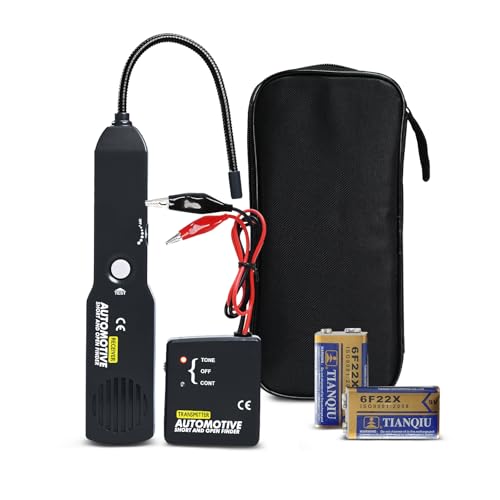 EM415 Automotive Circuit Breaker Finder DC 6-42V Wire Tracer Short and Open Circuit Finder Cable Tracker & Voltage Detector Electrical Tools with 7 Inch Flexible Probe for Car and Home Diagnostics