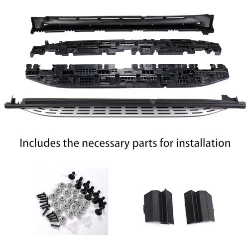 2PCS Barras Laterales de Aluminio para Mercedes Benz GLE miniatura 5