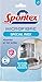 SPONTEX - Microfibre Spécial Inox - Texture 3D non rayante - Absorbe et fait briller - Elimine 99% des bactéries